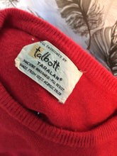 Load image into Gallery viewer, 1960’s Red Orlon Acrylic Sweater