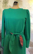 Load image into Gallery viewer, 70’s Green Leslie Fay Dress