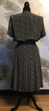 Load image into Gallery viewer, Black & White Leslie Fay Dress