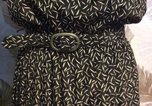 Load image into Gallery viewer, Black & White Leslie Fay Dress