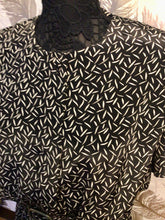Load image into Gallery viewer, Black & White Leslie Fay Dress