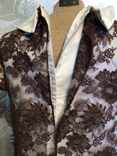 Load image into Gallery viewer, Brown & White Double Layer Dress