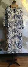 Load image into Gallery viewer, 60’s Blue Swirl Dress