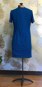 Cobalt Blue Secretary Dress
