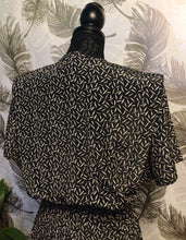 Load image into Gallery viewer, Black & White Leslie Fay Dress