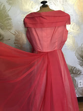 Load image into Gallery viewer, Pink 50’s Floor Length Party Dress
