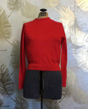 Load image into Gallery viewer, 1960’s Red Orlon Acrylic Sweater