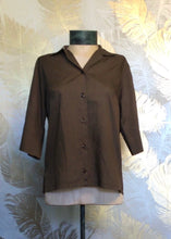 Load image into Gallery viewer, 60’s Glenbrooke Brown Blouse