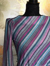 Load image into Gallery viewer, 1960’s Purple Stripe Dress