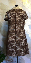 Load image into Gallery viewer, Brown & White Double Layer Dress