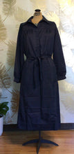 Load image into Gallery viewer, Navy Polka Dot Shirt Dress