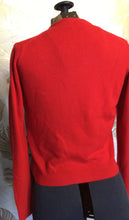 Load image into Gallery viewer, 1960’s Red Orlon Acrylic Sweater