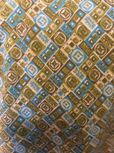 Load image into Gallery viewer, Green Geometric Cotton Dress