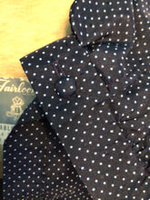 Load image into Gallery viewer, Navy Polka Dot Shirt Dress
