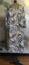 Load image into Gallery viewer, 60’s Blue Swirl Dress