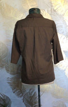 Load image into Gallery viewer, 60’s Glenbrooke Brown Blouse
