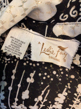 Load image into Gallery viewer, 60’s Metallic & Black Maxi Dress