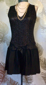 Black Sparkle 1950’s Minidress