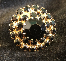 Load image into Gallery viewer, Black Rhinestone Ring
