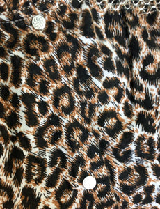 Animal Print Caper Coat