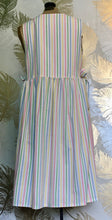 Load image into Gallery viewer, Seersucker Rainbow Dress
