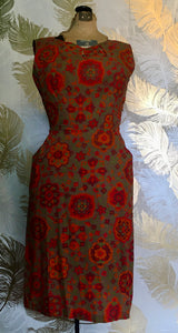 Colorful Floral Medallion Dress