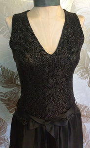 Black Sparkle 1950’s Minidress