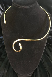 Goldtone Wrap Necklace
