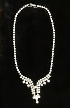 Load image into Gallery viewer, Stylized Clear Rhinestone Necklace
