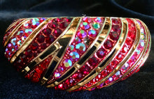 Load image into Gallery viewer, Pink and Red Hinged Bracelet
