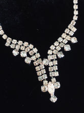 Load image into Gallery viewer, Stylized Clear Rhinestone Necklace
