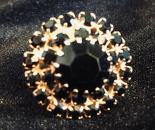 Load image into Gallery viewer, Black Rhinestone Ring
