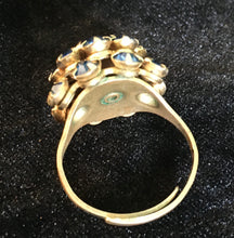 Load image into Gallery viewer, Blue Rhinestone Ring
