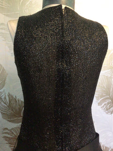 Black Sparkle 1950’s Minidress