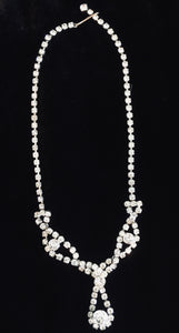 Rhinestone Drop Necklace