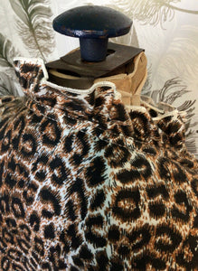 Animal Print Caper Coat