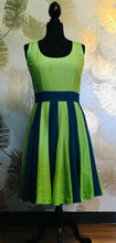 Load image into Gallery viewer, 1960’s Green &amp; Blue Dress
