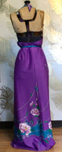 Load image into Gallery viewer, 70’s Purple Wrap Dress
