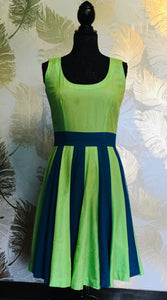 1960’s Green & Blue Dress