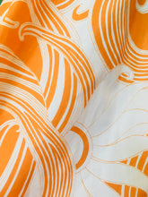 Load image into Gallery viewer, Orange &amp; White Swirl Dress
