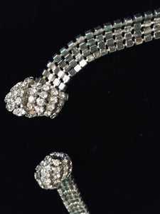 Rhinestone Scarf Necklace