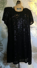 Load image into Gallery viewer, Black Sparkle Dress
