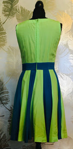1960’s Green & Blue Dress