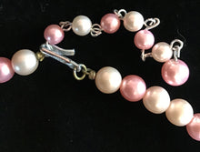 Load image into Gallery viewer, 1950’s Pink Bead Necklace
