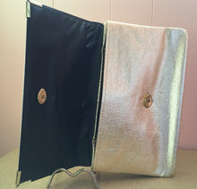 Load image into Gallery viewer, 1960’s Gold Fold-over Clutch
