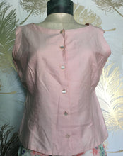 Load image into Gallery viewer, Pink Cotton Sleeveless Blouse
