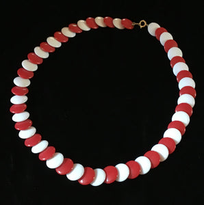 Red and White Necklace