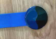 Load image into Gallery viewer, Blue Stretch Belt with Round Buckle
