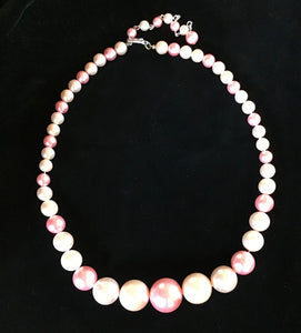 1950’s Pink Bead Necklace