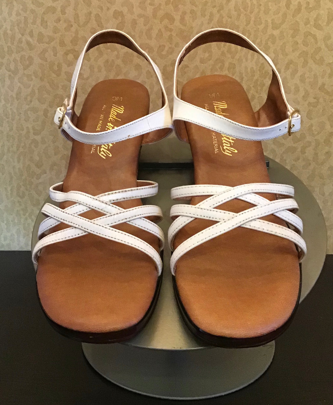 1970’s White Sandals